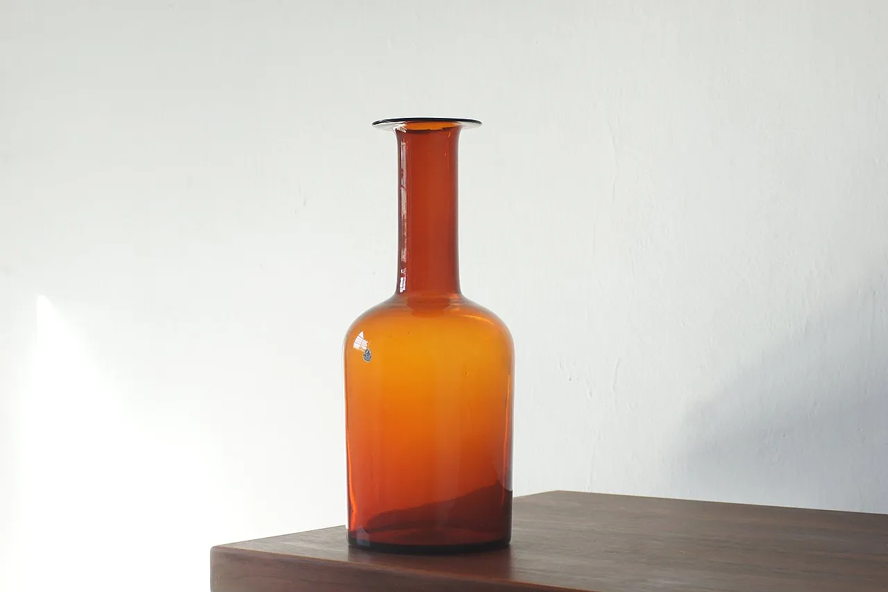 Vaso di Otto Brauer per Holmegaard, anni '60 2