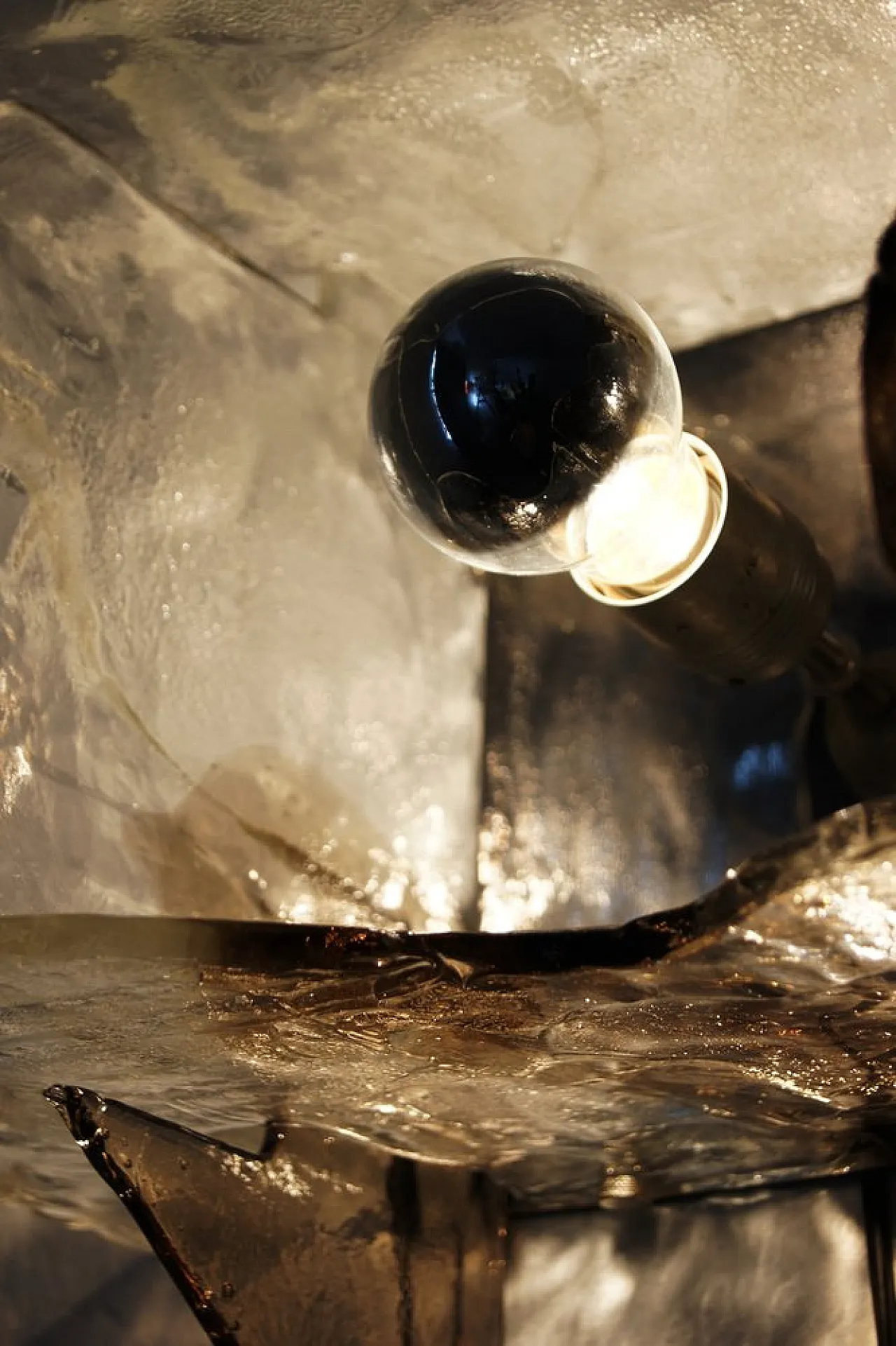 Pair of Murano glass wall lamps by Carlo Nason for Mazzega, 1970s 13