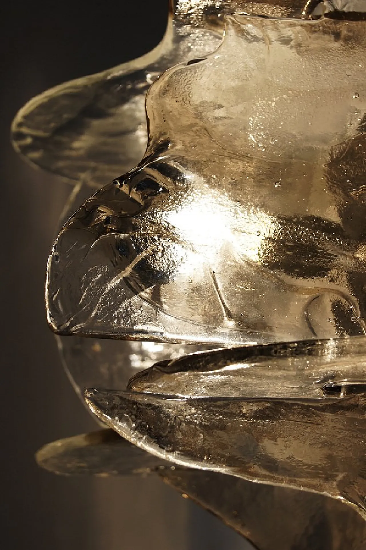 Pair of Murano glass wall lamps by Carlo Nason for Mazzega, 1970s 14