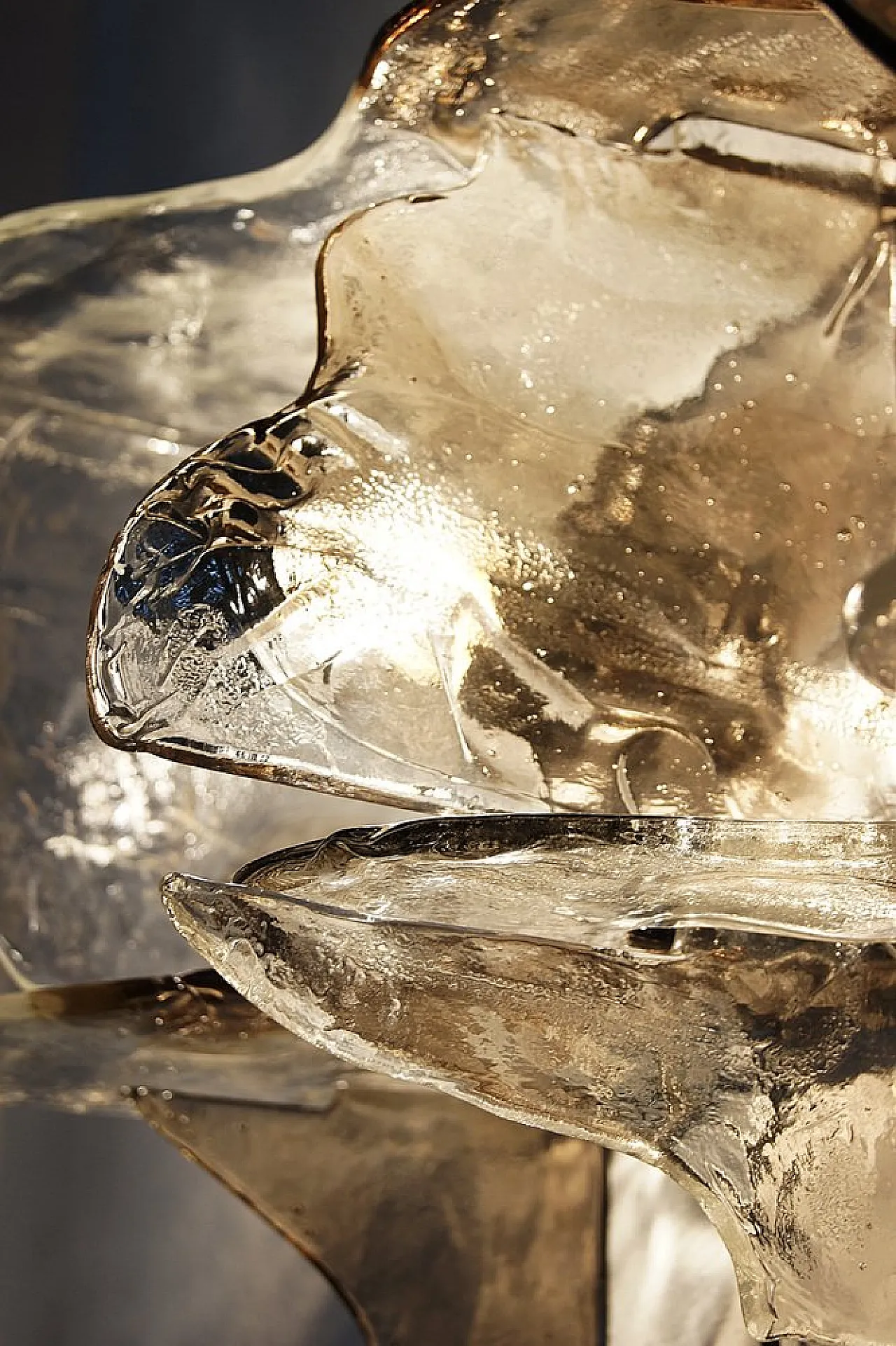 Pair of Murano glass wall lamps by Carlo Nason for Mazzega, 1970s 16