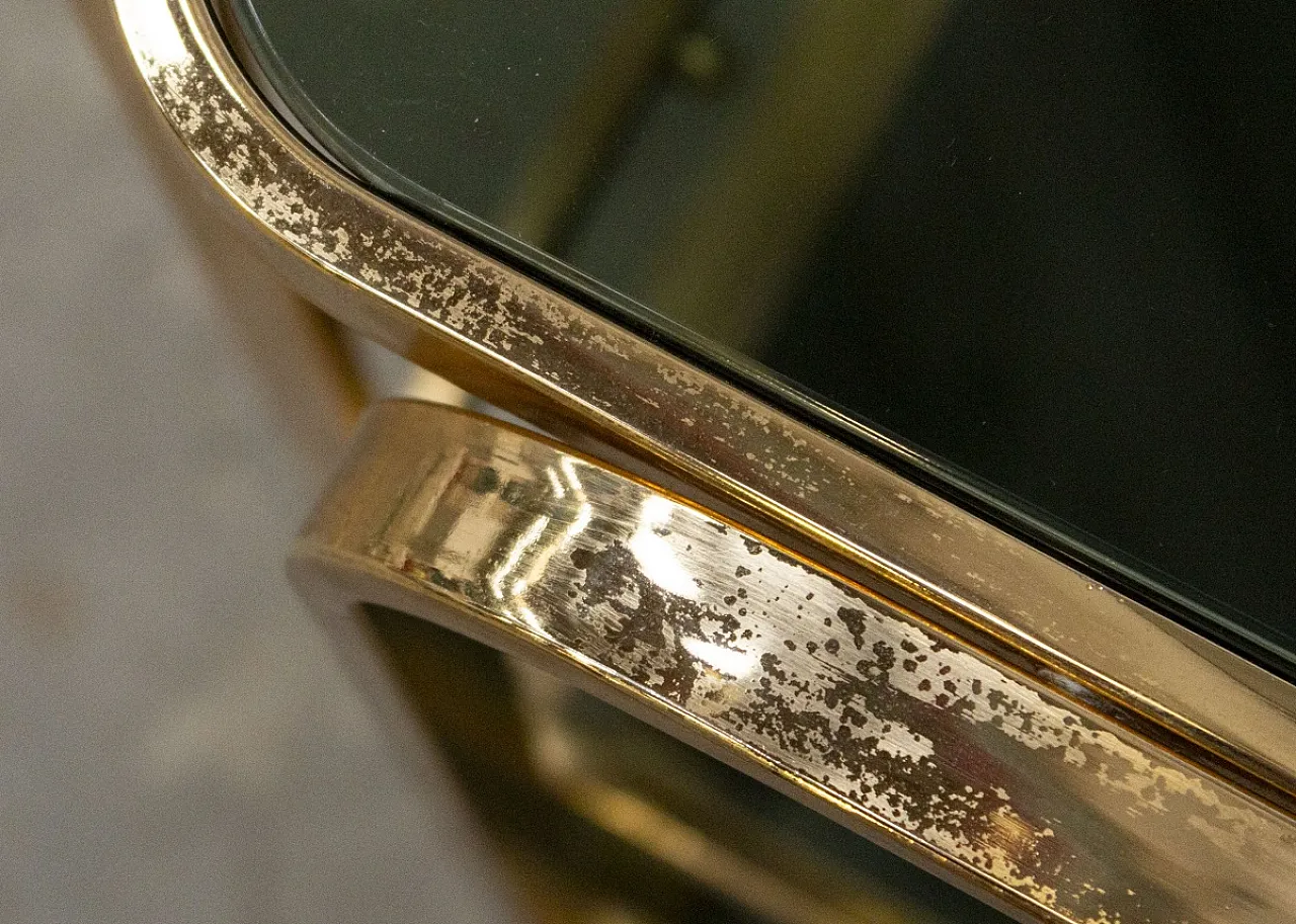 Carrello Bar Allegri in Ottone dorato, anni '60 12