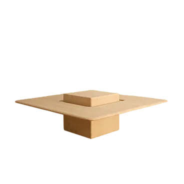 Tavolino da caffè Saturno di Claude Berraldacci, anni '80