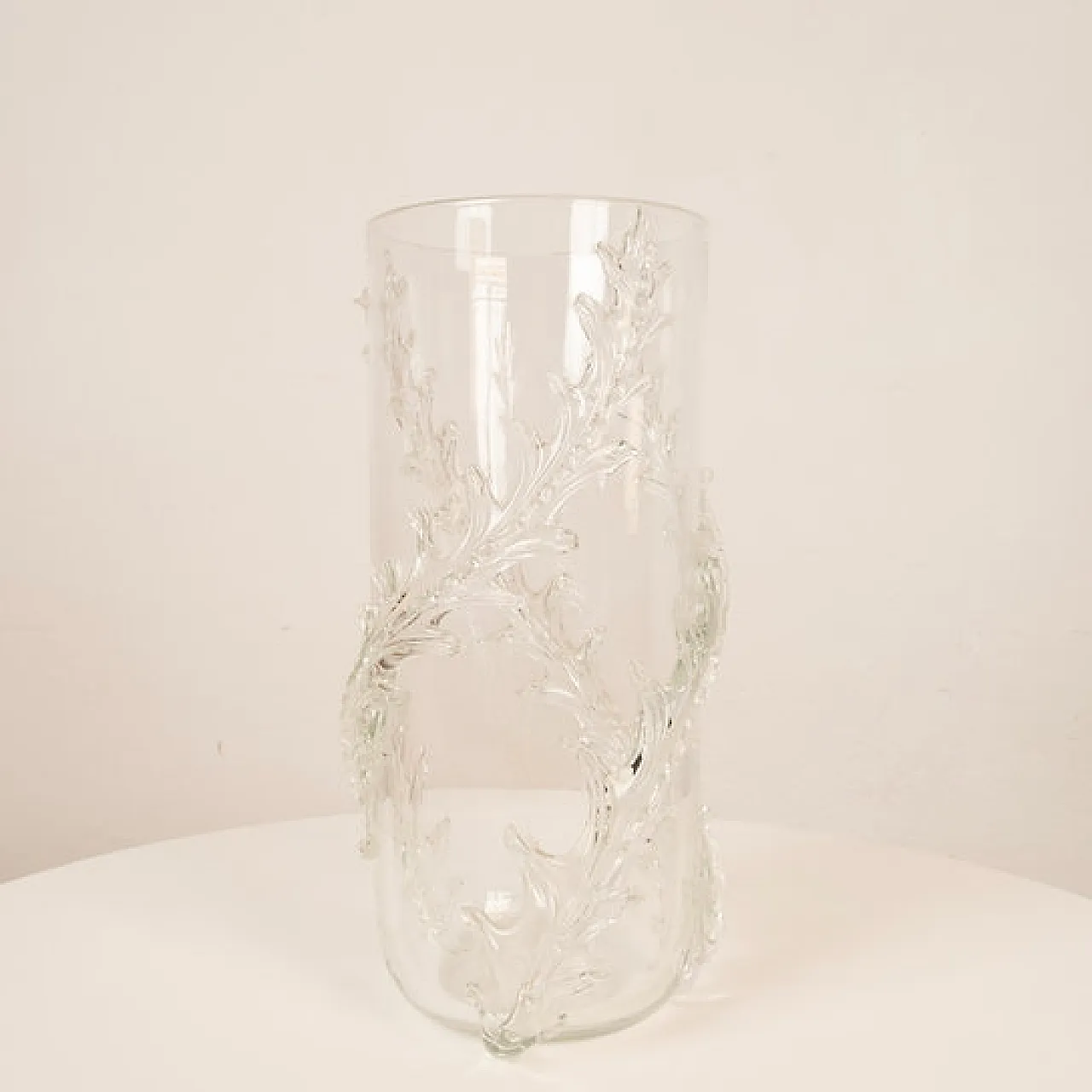 Monumental Feathered Vase by Barovier and Toso, 1940s 5