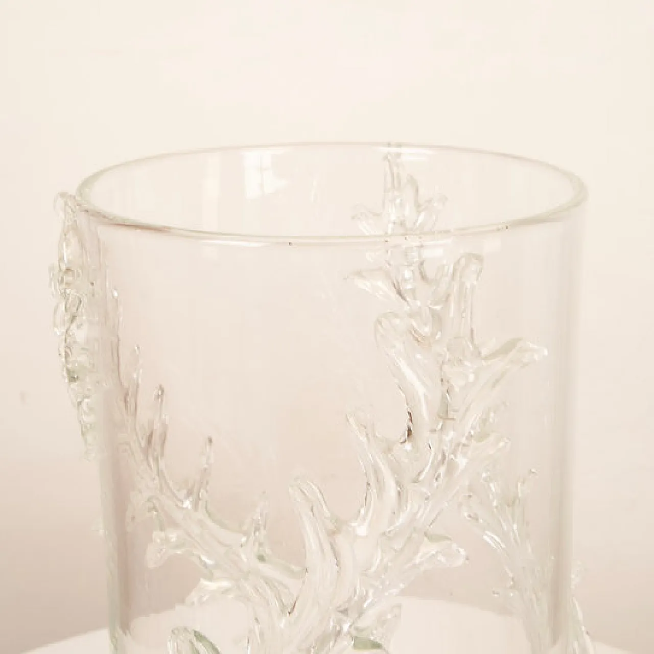 Monumental Feathered Vase by Barovier and Toso, 1940s 7