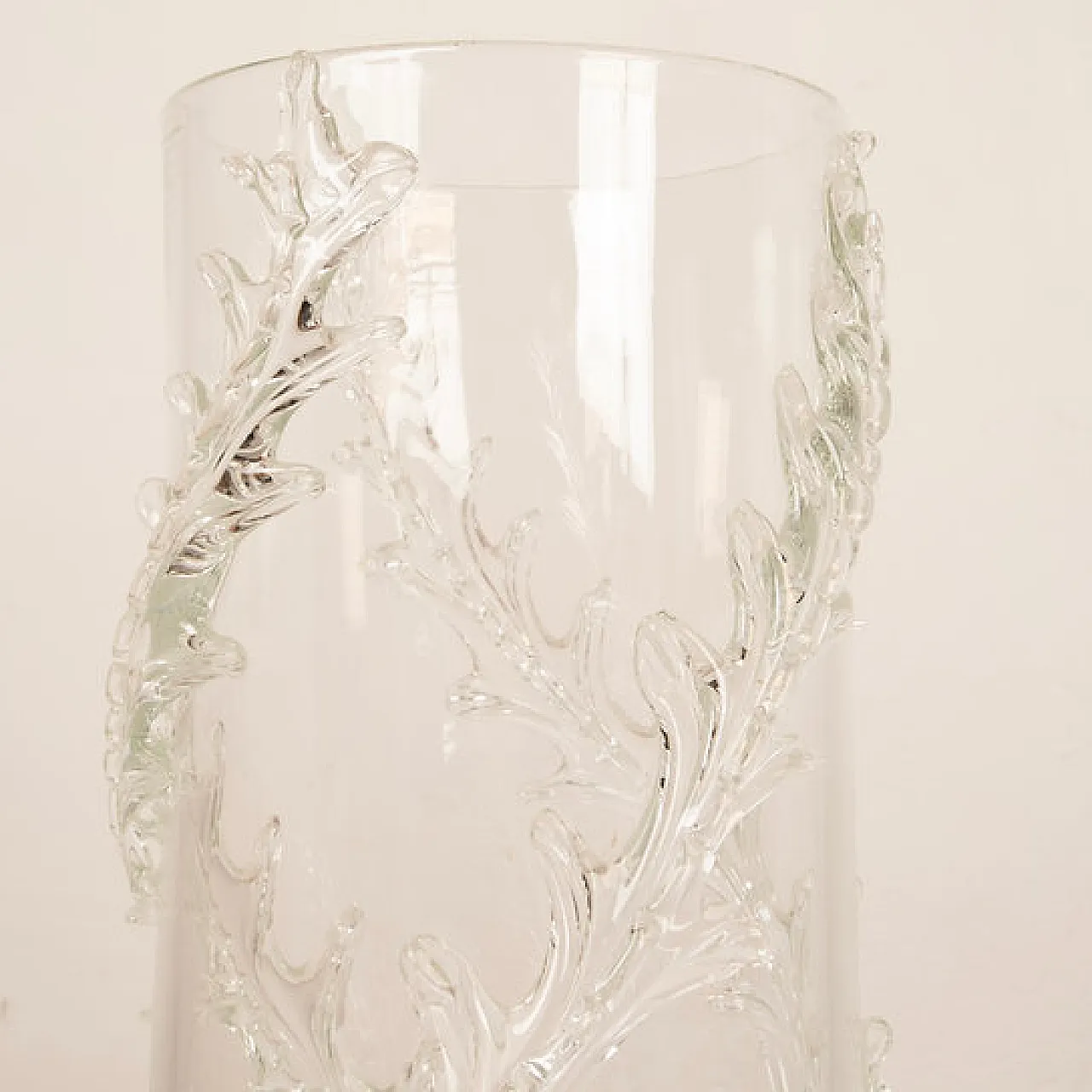 Monumental Feathered Vase by Barovier and Toso, 1940s 8