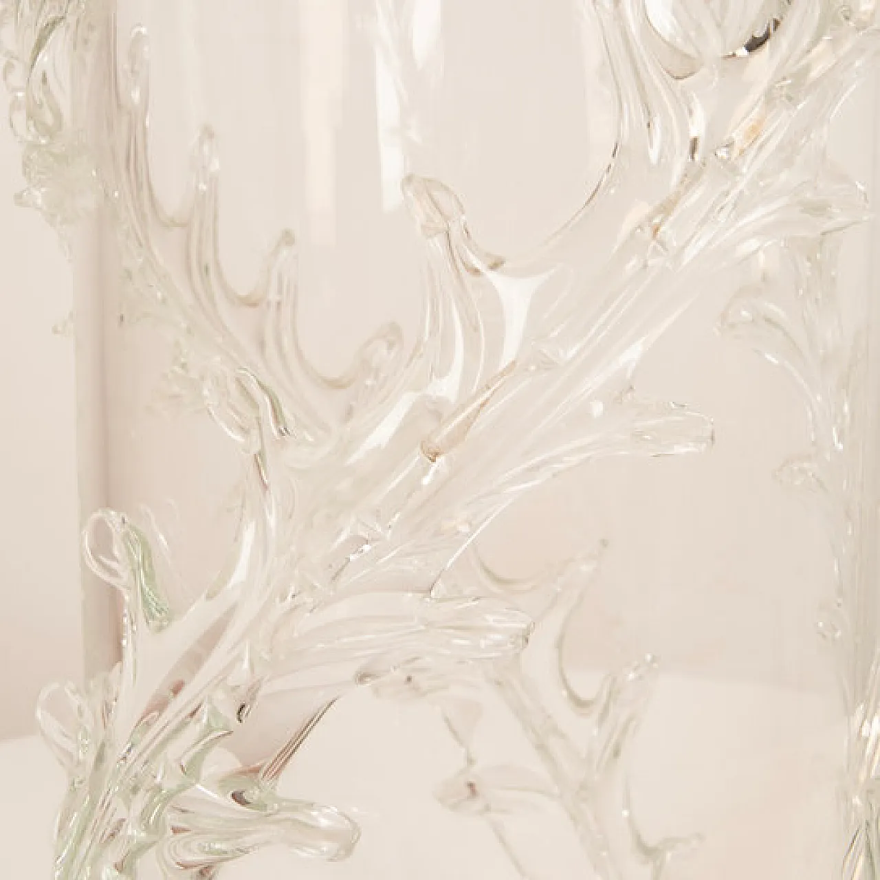 Monumental Feathered Vase by Barovier and Toso, 1940s 10