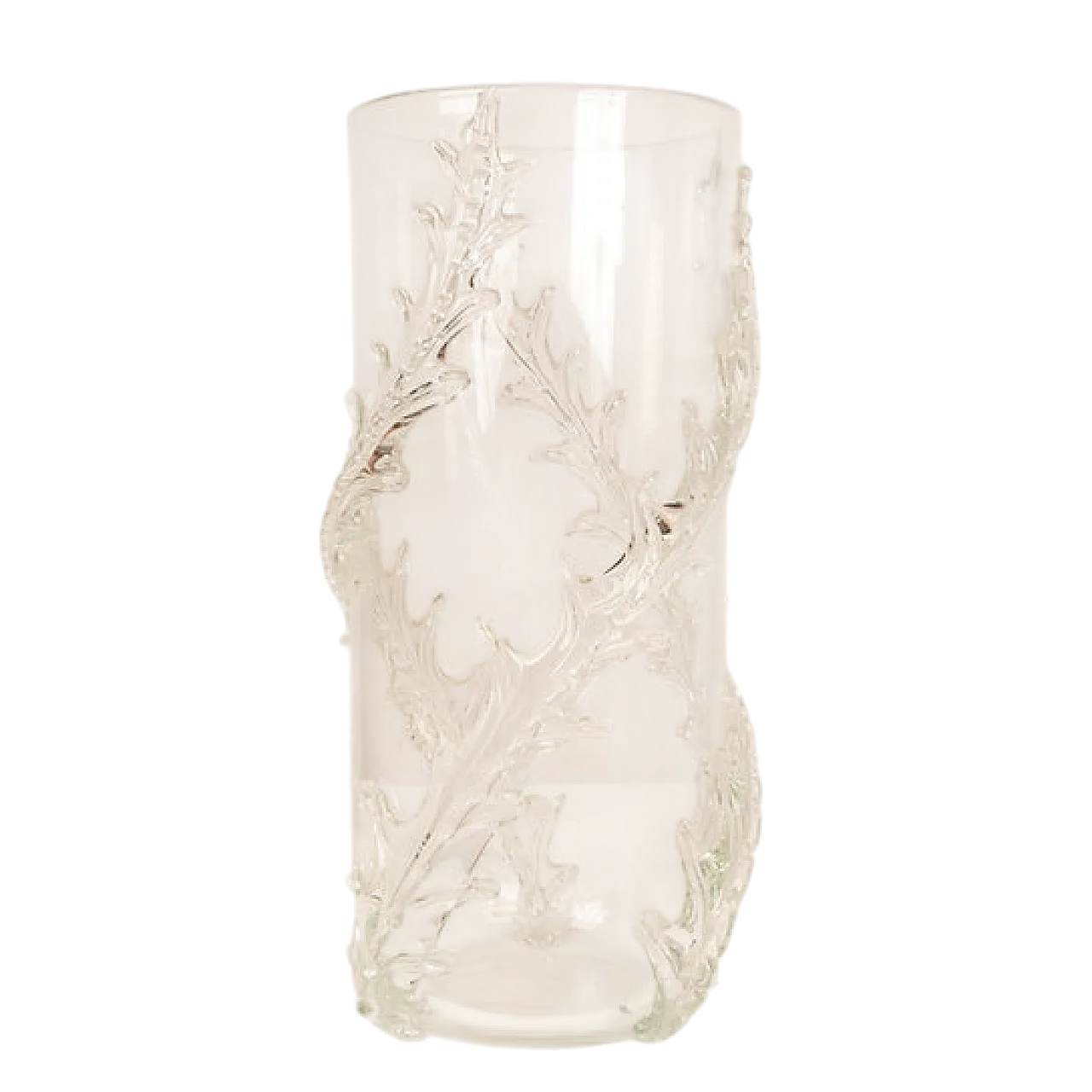 Monumental Feathered Vase by Barovier and Toso, 1940s 12