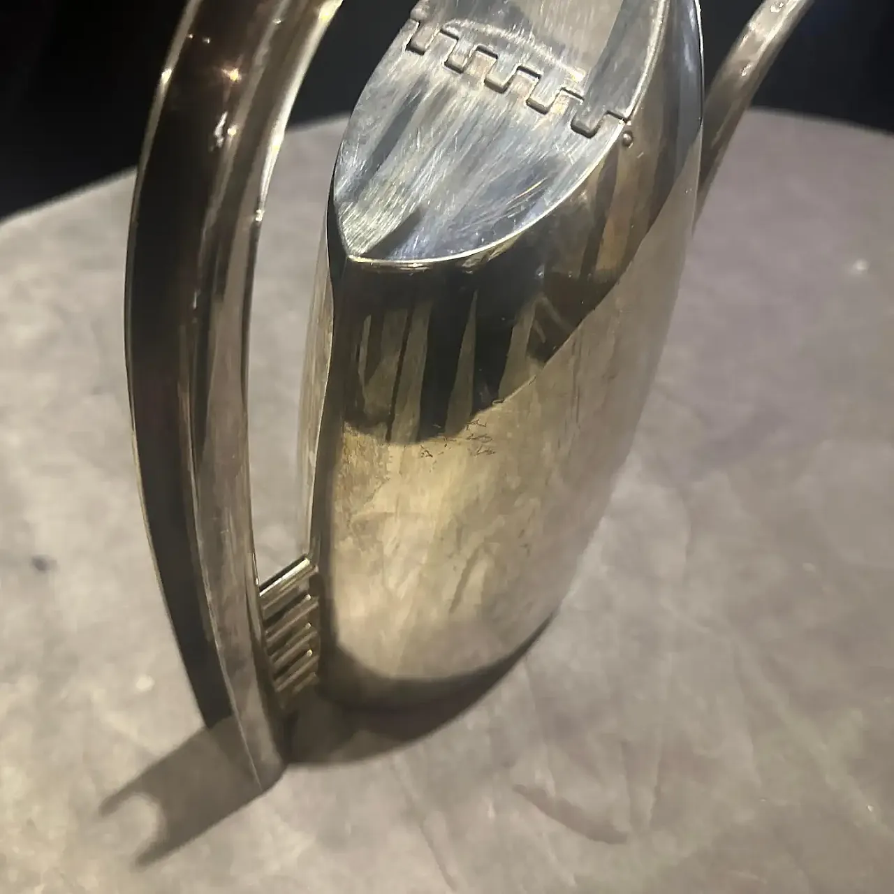 Silver plated Fenice coffee pot by Lino Sabattini, 1980s 5