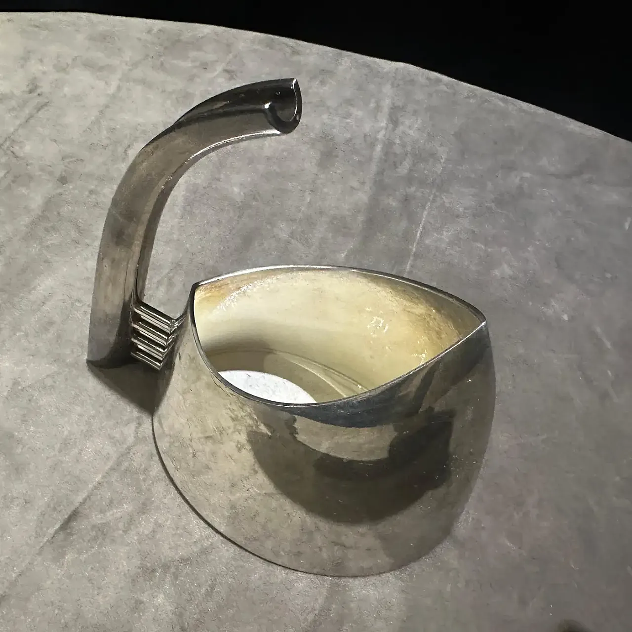 Silver-plated Fenice milk jug by Lino Sabattini, 1980s 2