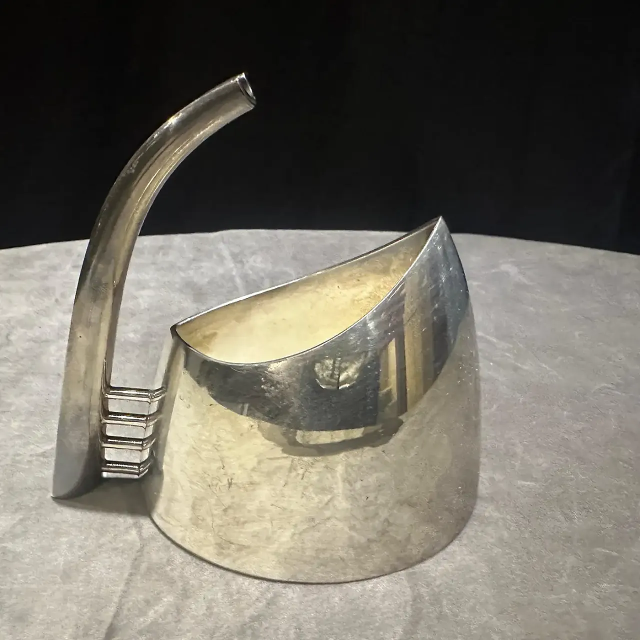 Silver-plated Fenice milk jug by Lino Sabattini, 1980s 3