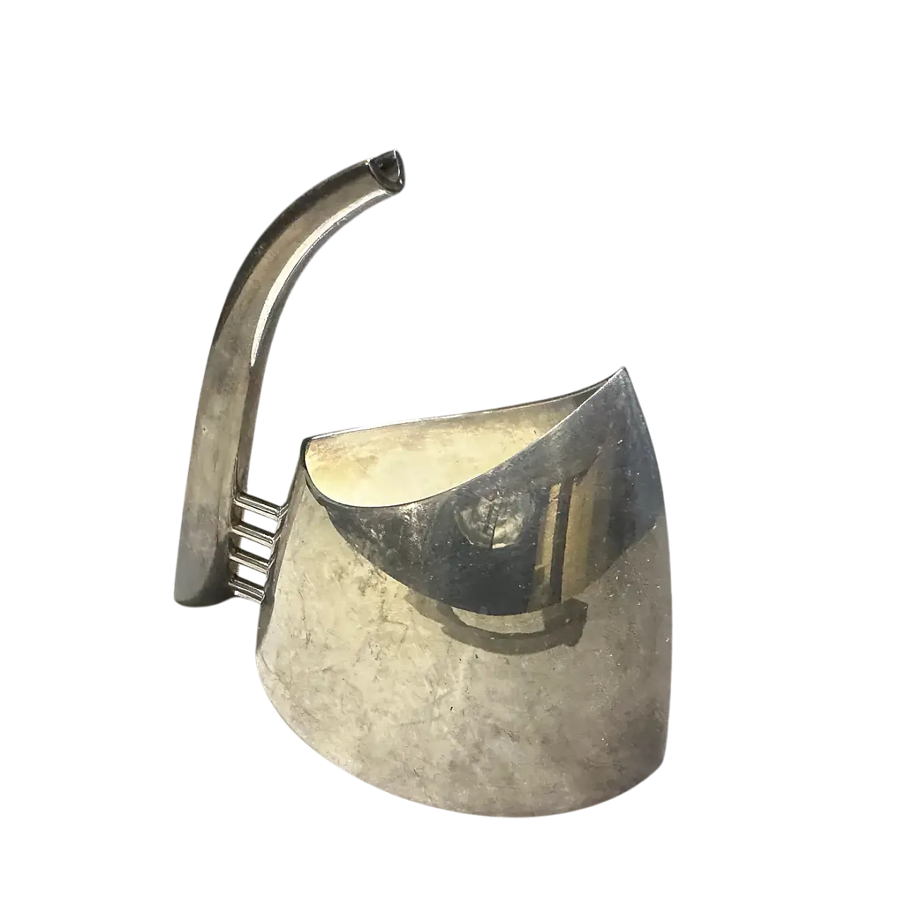 Silver-plated Fenice milk jug by Lino Sabattini, 1980s 9