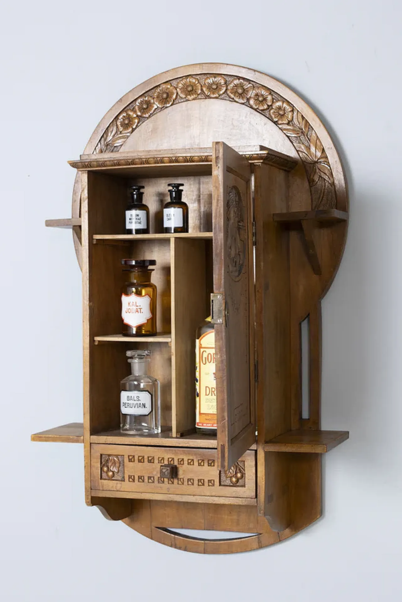 Armadio da farmacia in stile Liberty, '900 2