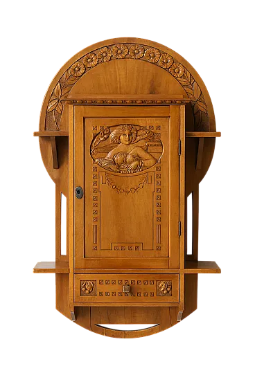 Armadio da farmacia in stile Liberty, '900