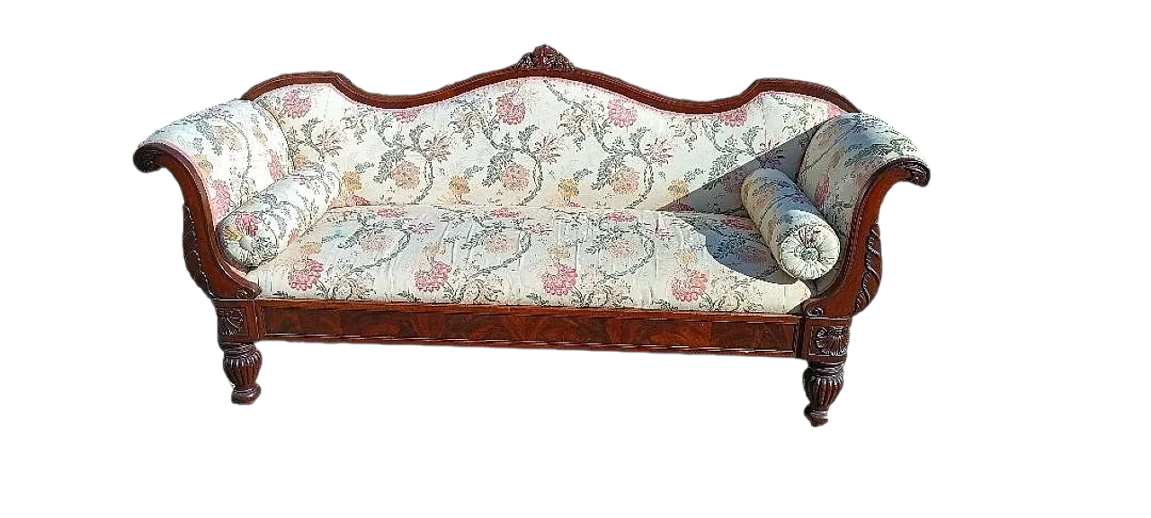 Carlo X boat sofa, early 19th century 8