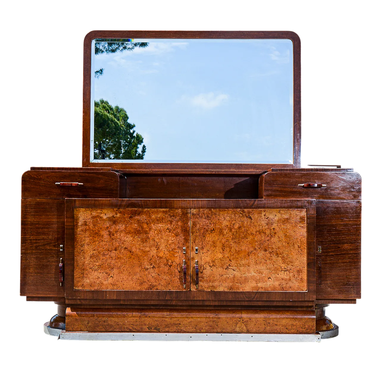 Sideboard with mirror by Osvaldo Borsari, early 20th century 9