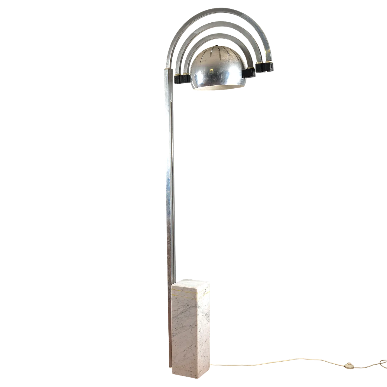 Reggiani Space Age style arch lamp, late 20th century 8