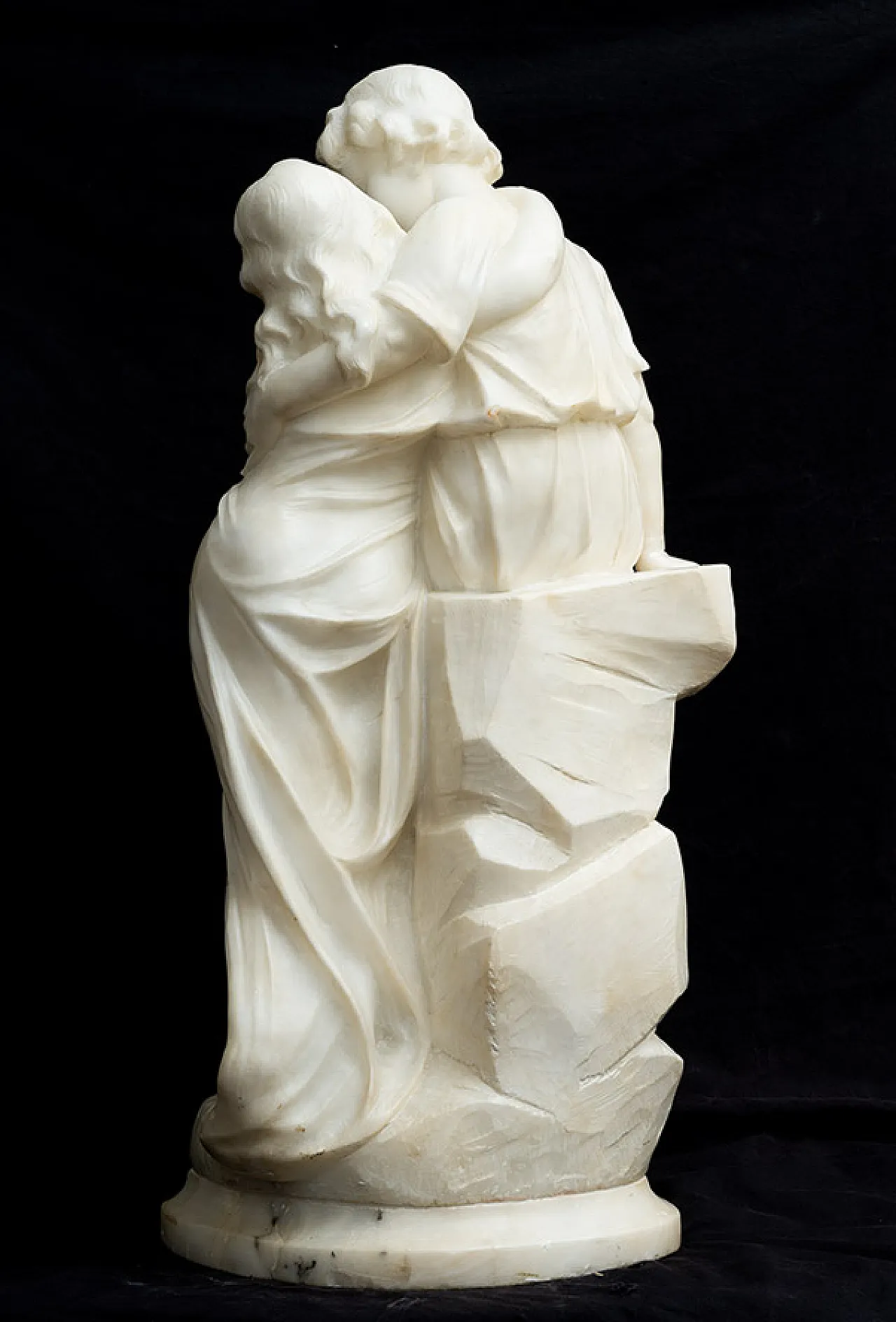 Scultura in alabastro raffigurante L'Amour. Francia, '800 5