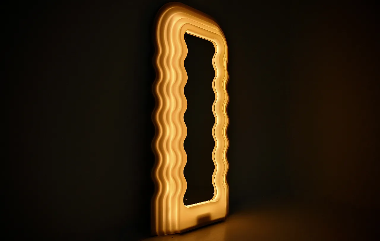 Specchio "Ultrafragola" di Ettore Sottsass per Poltronova, anni '70, 1a Ed. 3