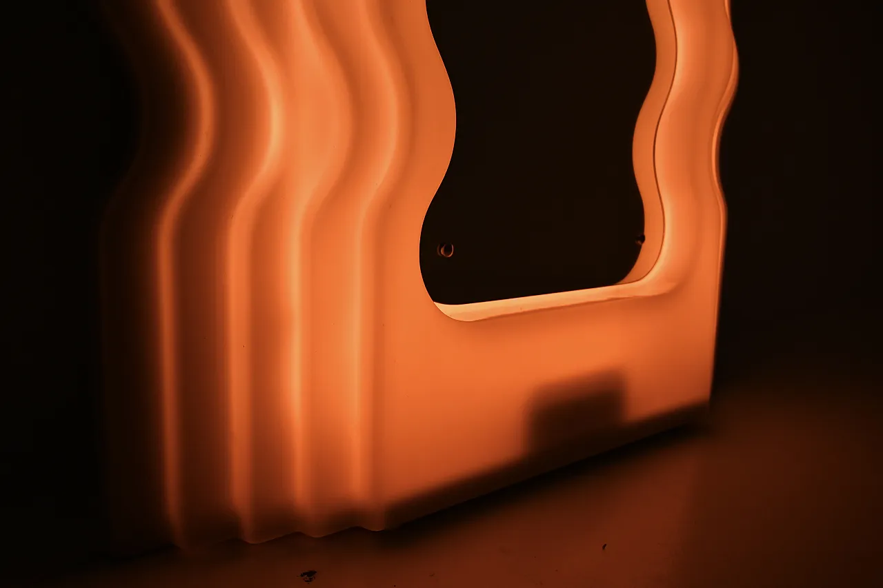 Specchio "Ultrafragola" di Ettore Sottsass per Poltronova, anni '70, 1a Ed. 11