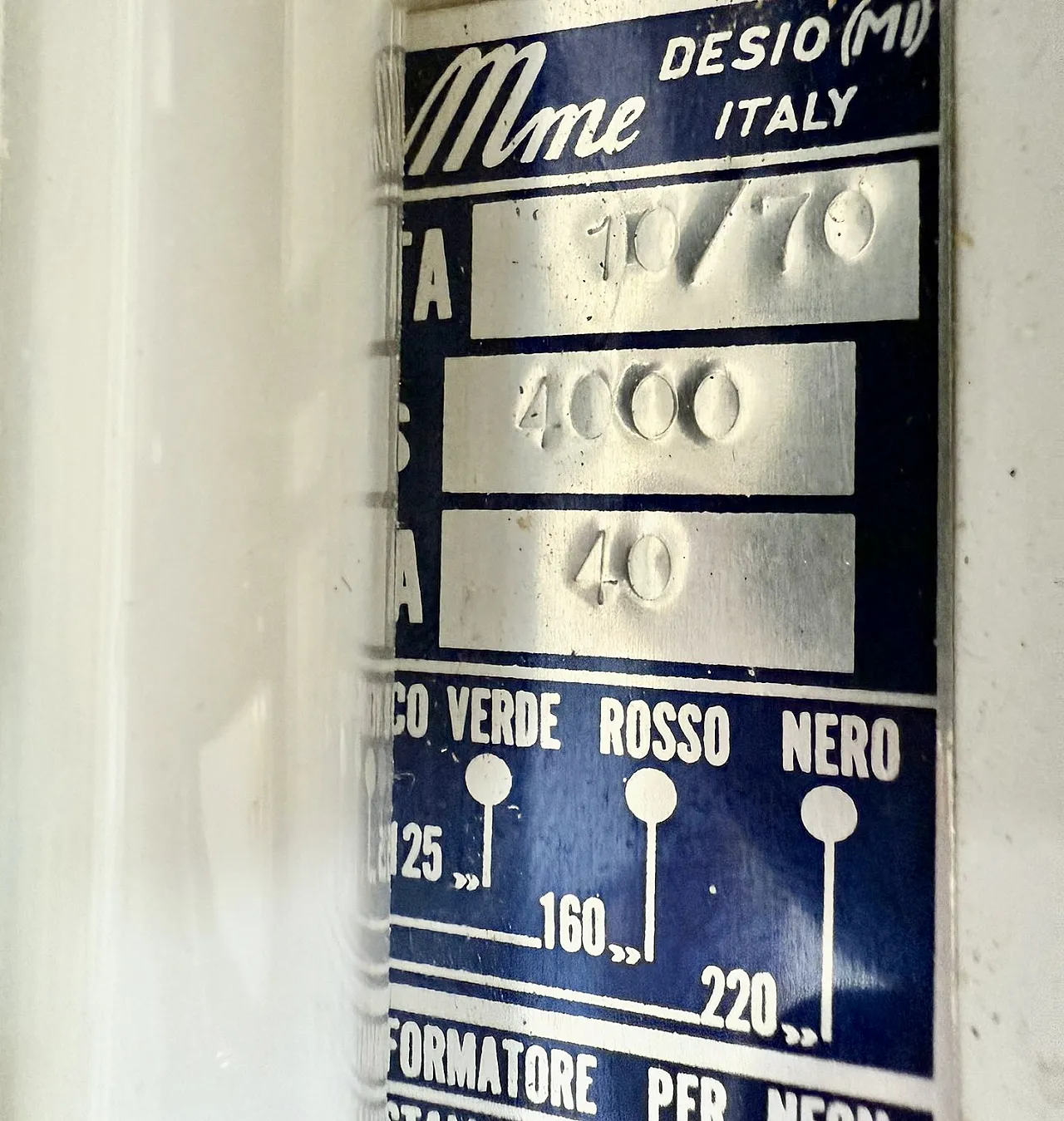 Specchio "Ultrafragola" di Ettore Sottsass per Poltronova, anni '70, 1a Ed. 14