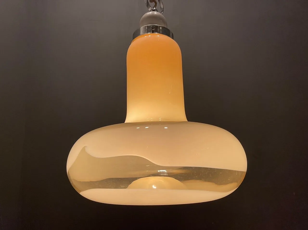 Mid-Century Murano glass pendant lamp, 70s 2