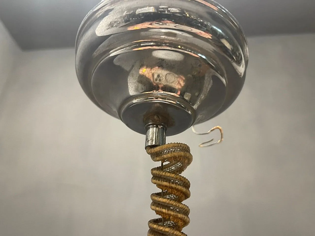 Mid-Century Murano glass pendant lamp, 70s 7
