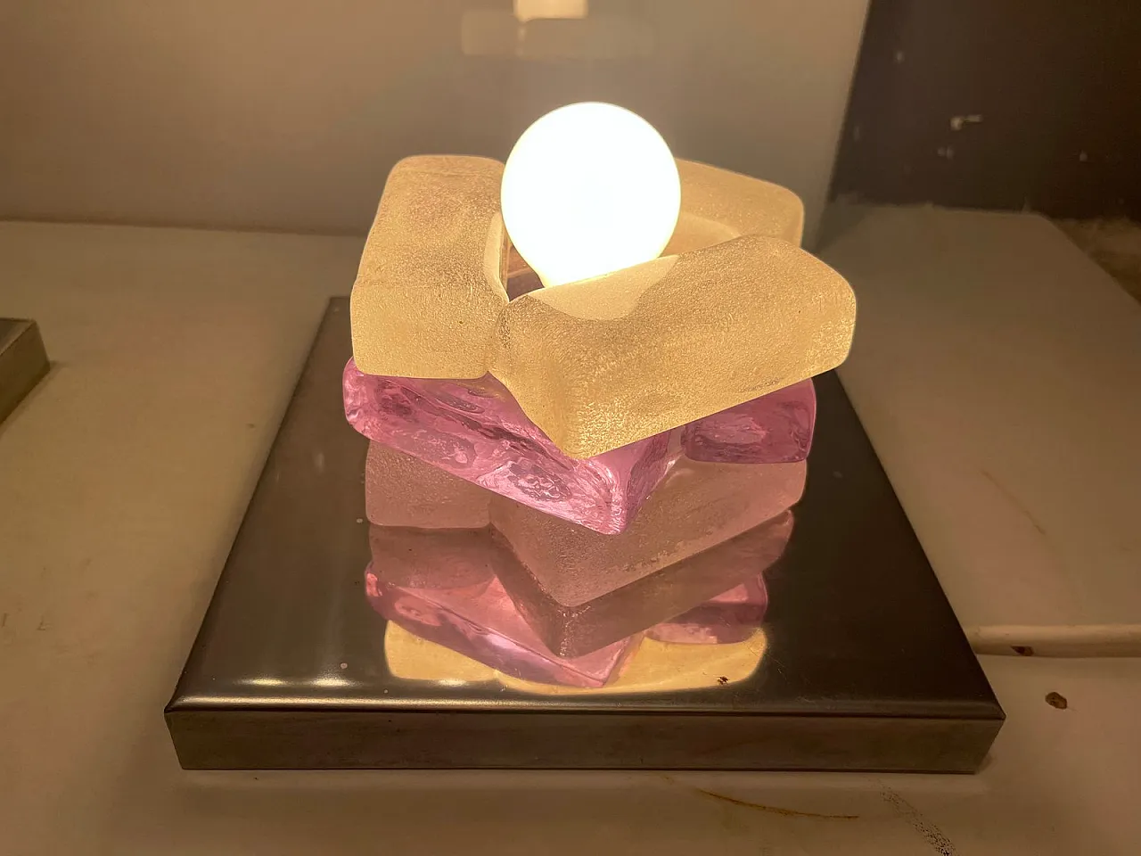 Pair of sconces by Albano Poli for Poliarte, 1970s 2