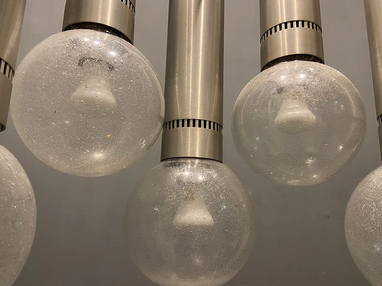 Mid-Century Murano glass pendant lamp by Gaetano Sciolari 2