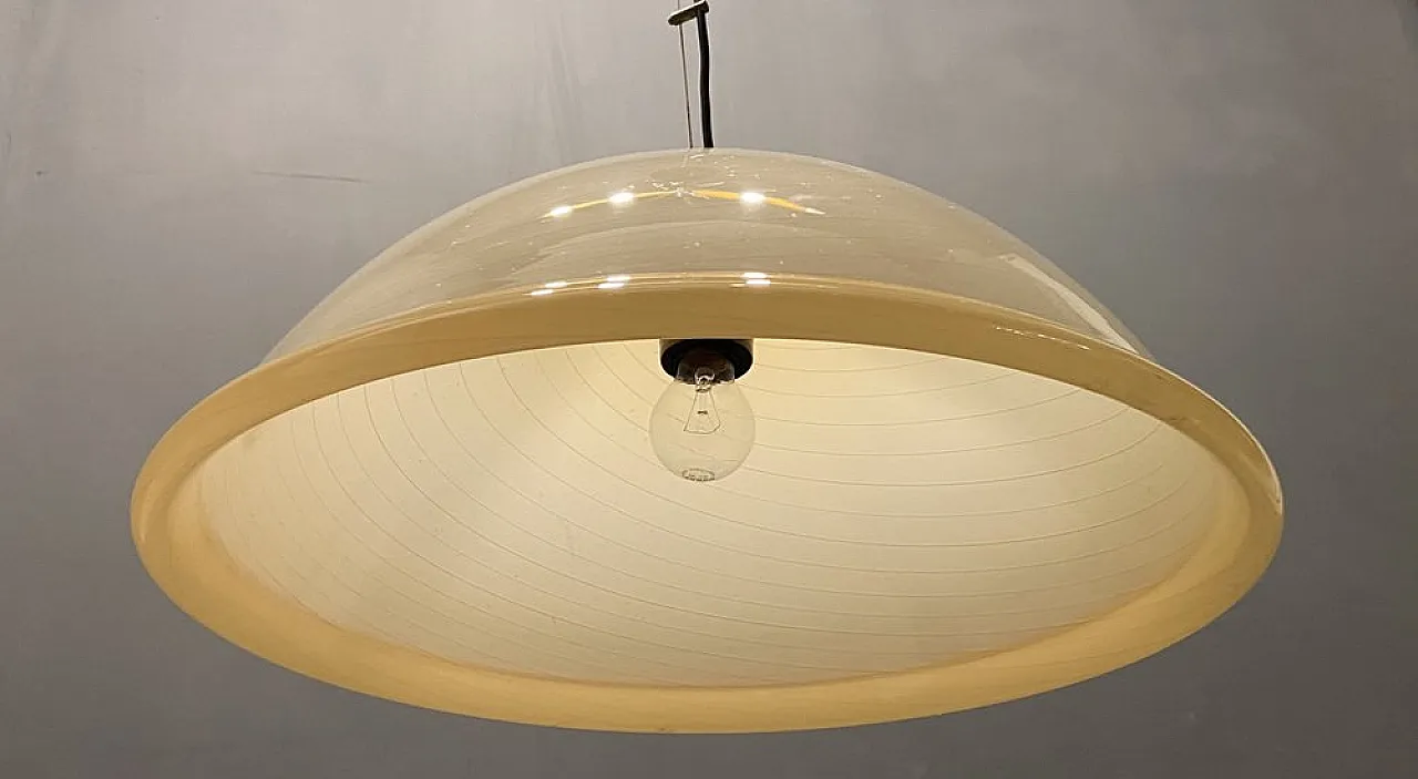 Lampada a sospensione in vetro di Murano, Italia, anni '60 3