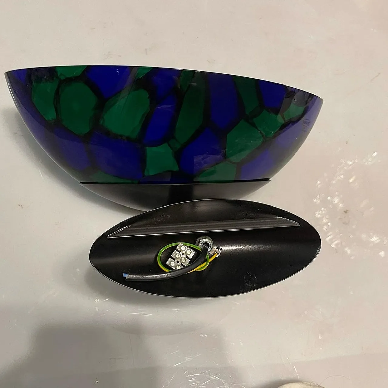 Lampada da parete in vetro di Murano di Ottavio Missoni 3