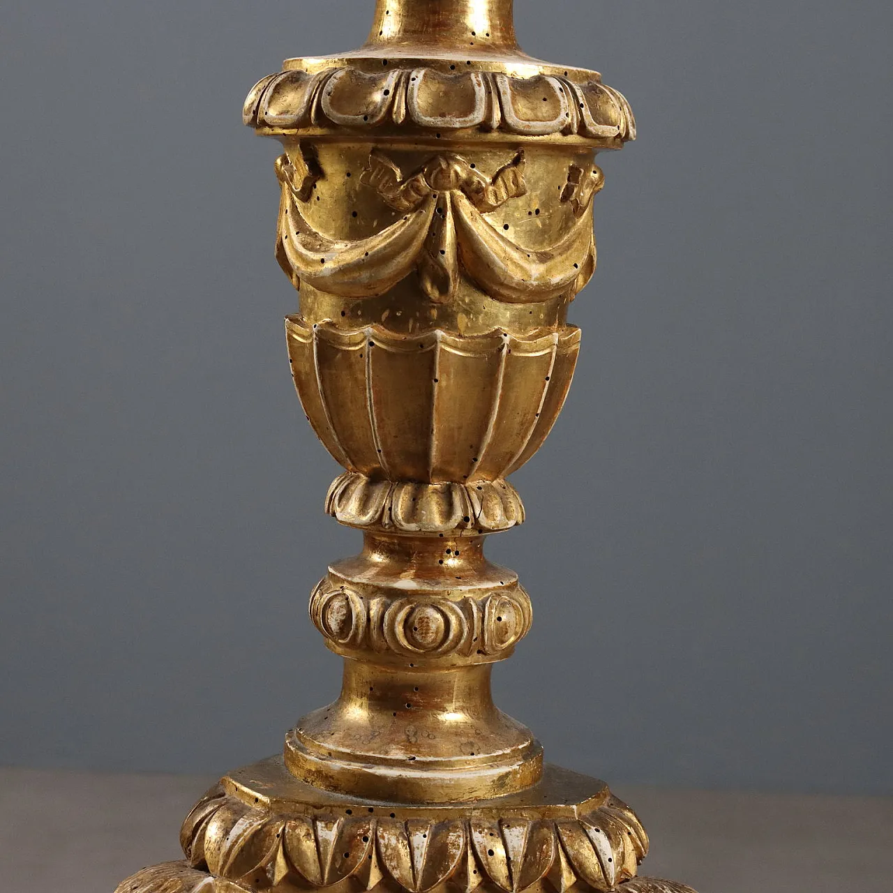 Carved and gilded wooden doorway, mid-19th century 5