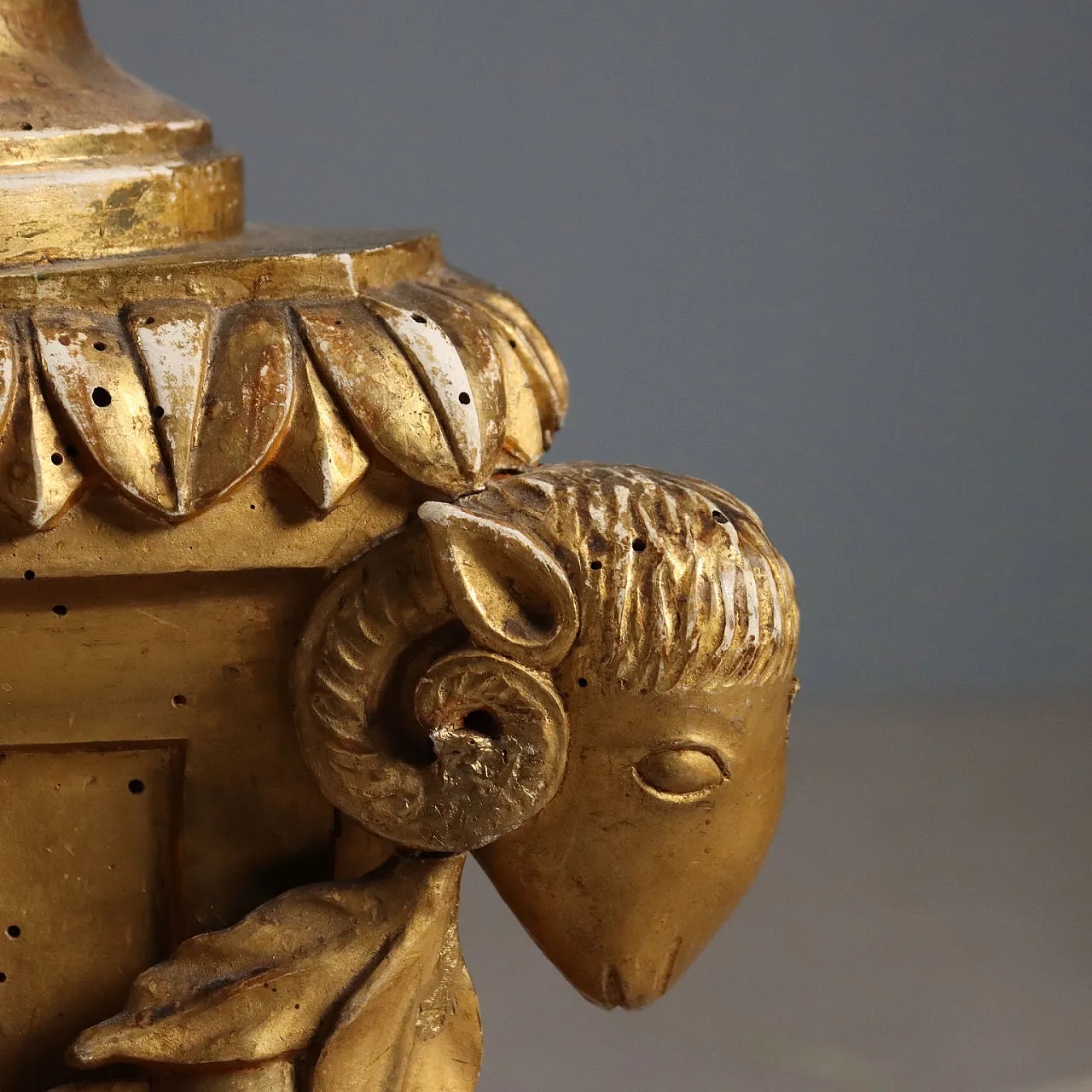 Carved and gilded wooden doorway, mid-19th century 8