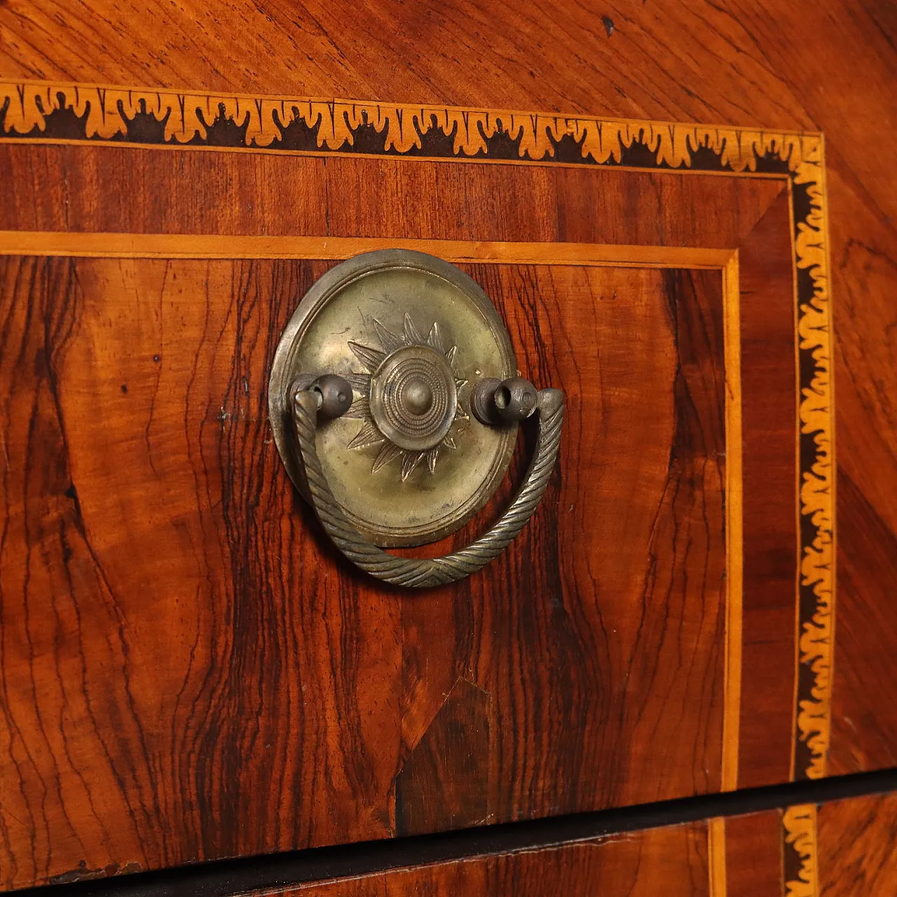 Cassettone neoclassico in noce, fine '700 5