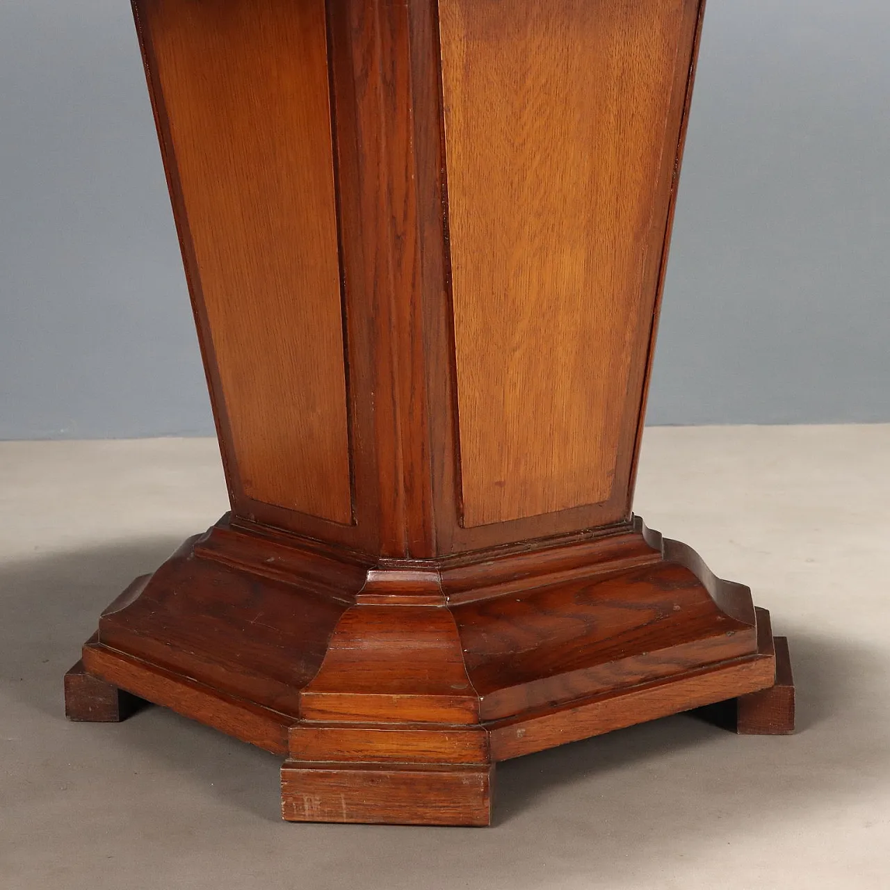 Tavolo allungabile in rovere, primo '900 6