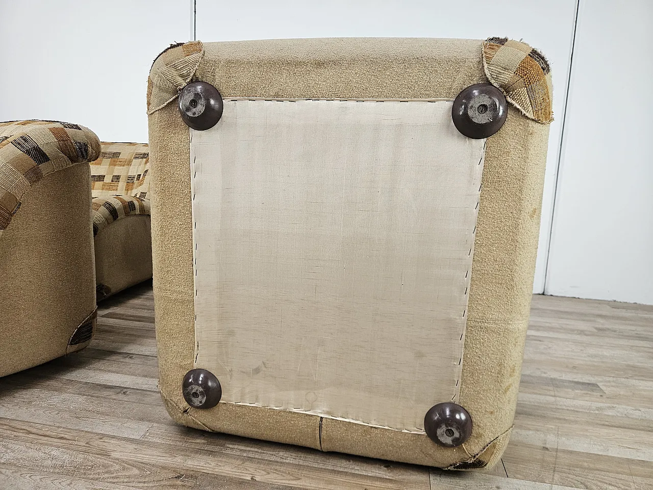 Poltrone modulari in stoffa, anni '70 14