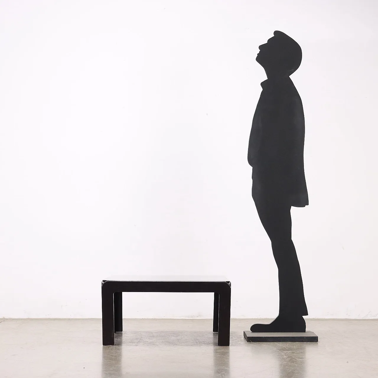 Tavolino in legno laccato, fine '900 2