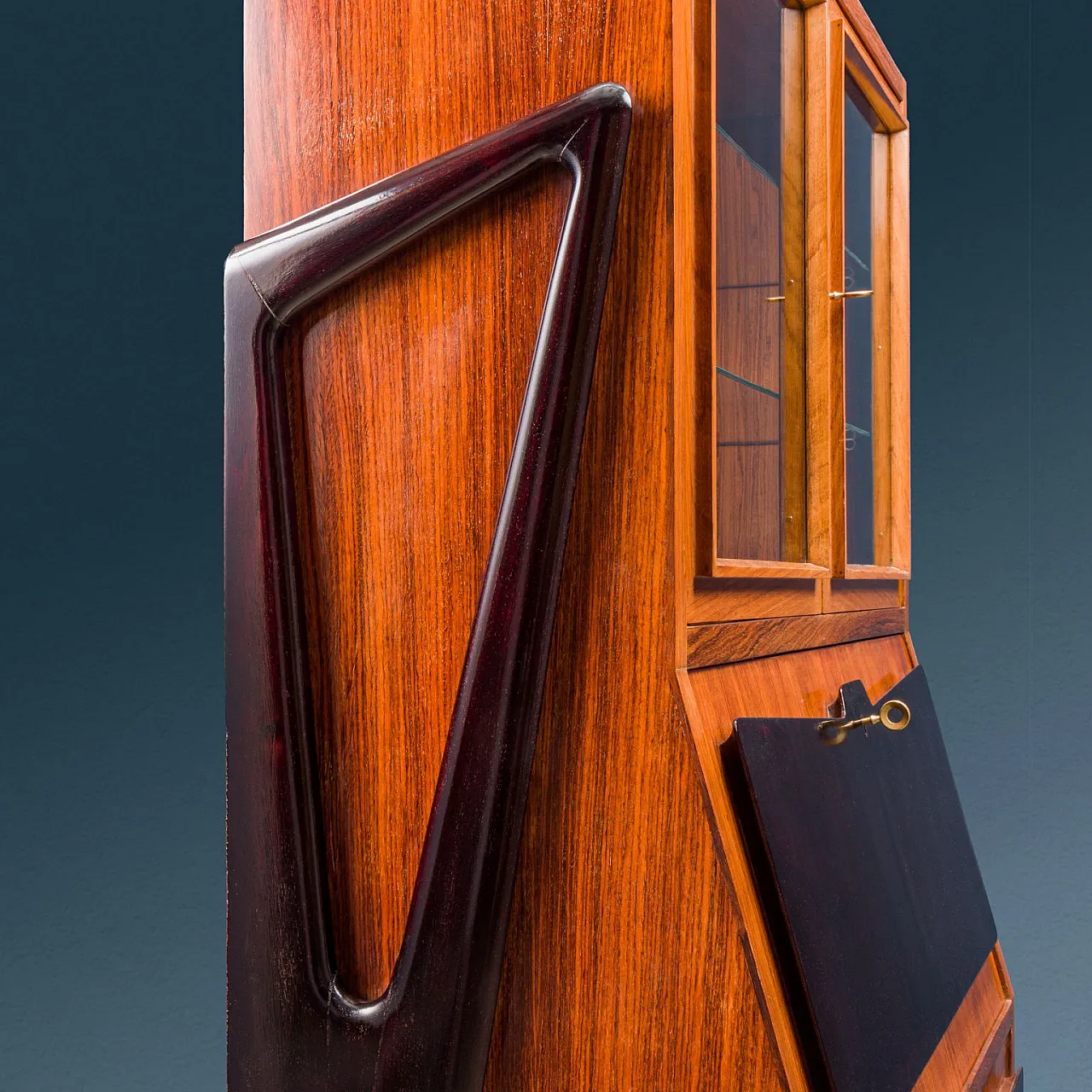 Trumeau con ribalta di Ico Parisi per Fratelli Rizzi, anni '40 9