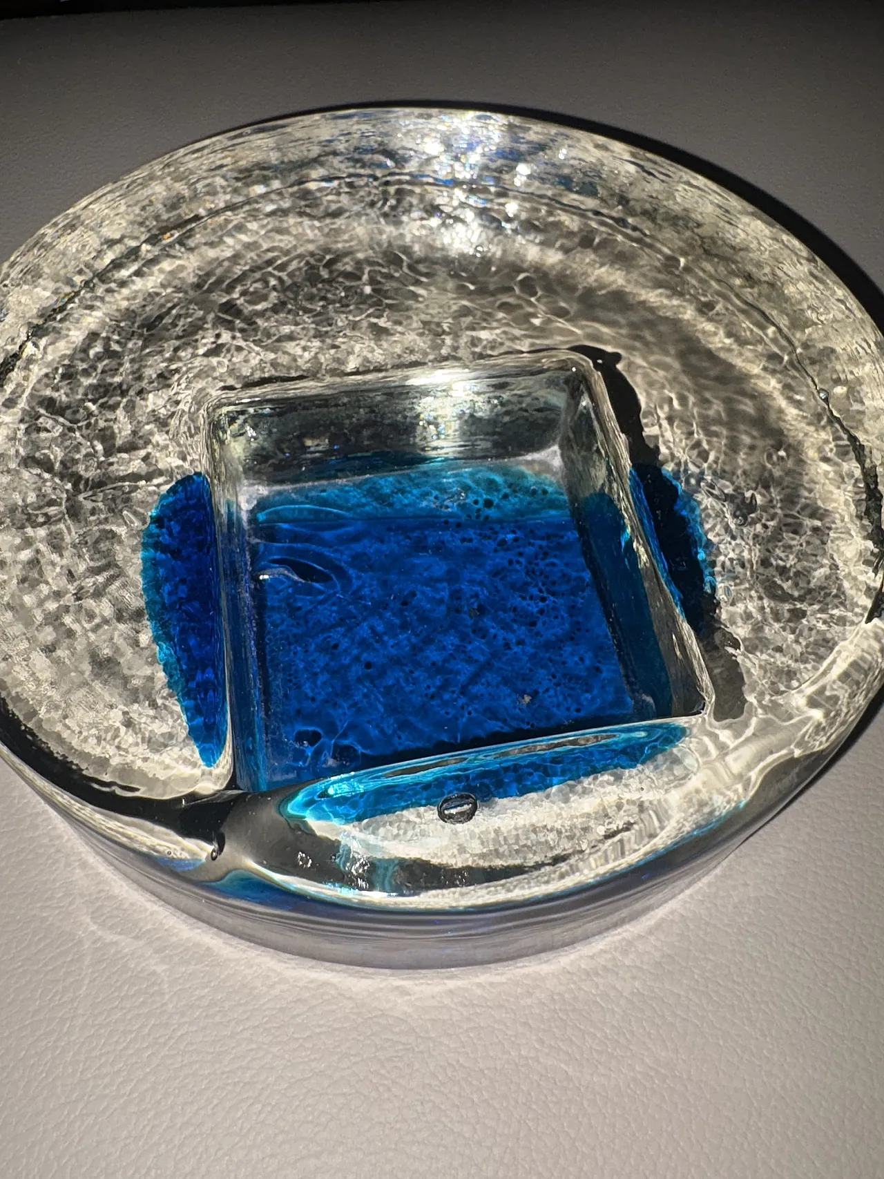 Posacenere in vetro di Murano, anni '70 2