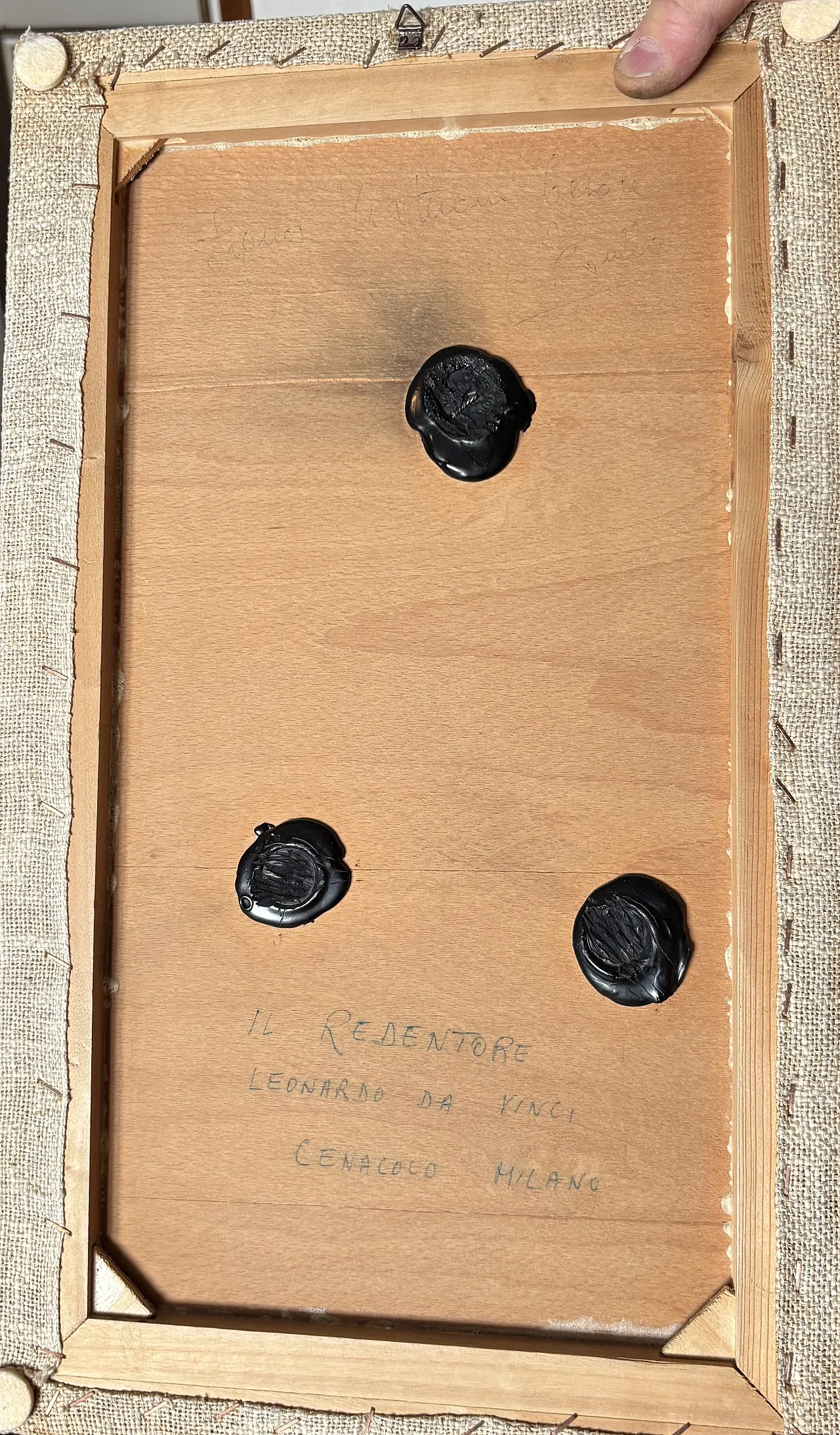 Print on stone Jesus Christ, 70s 2