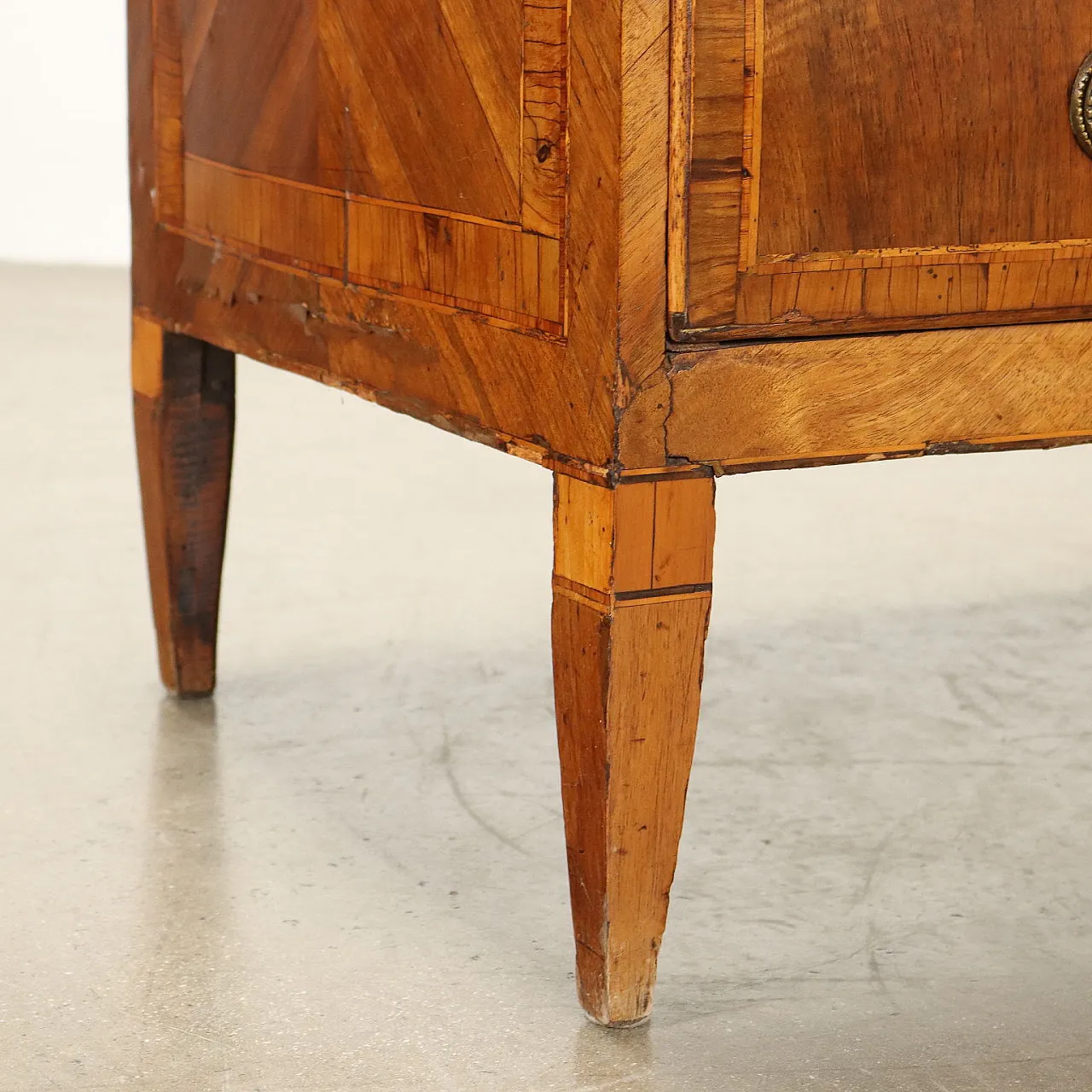 Comò Neoclassico in legno intarsiato, fine '700 7