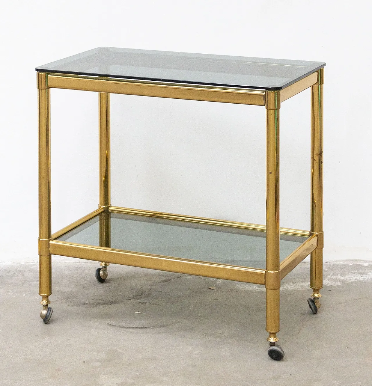 Service trolley with two shelves, 70s 2