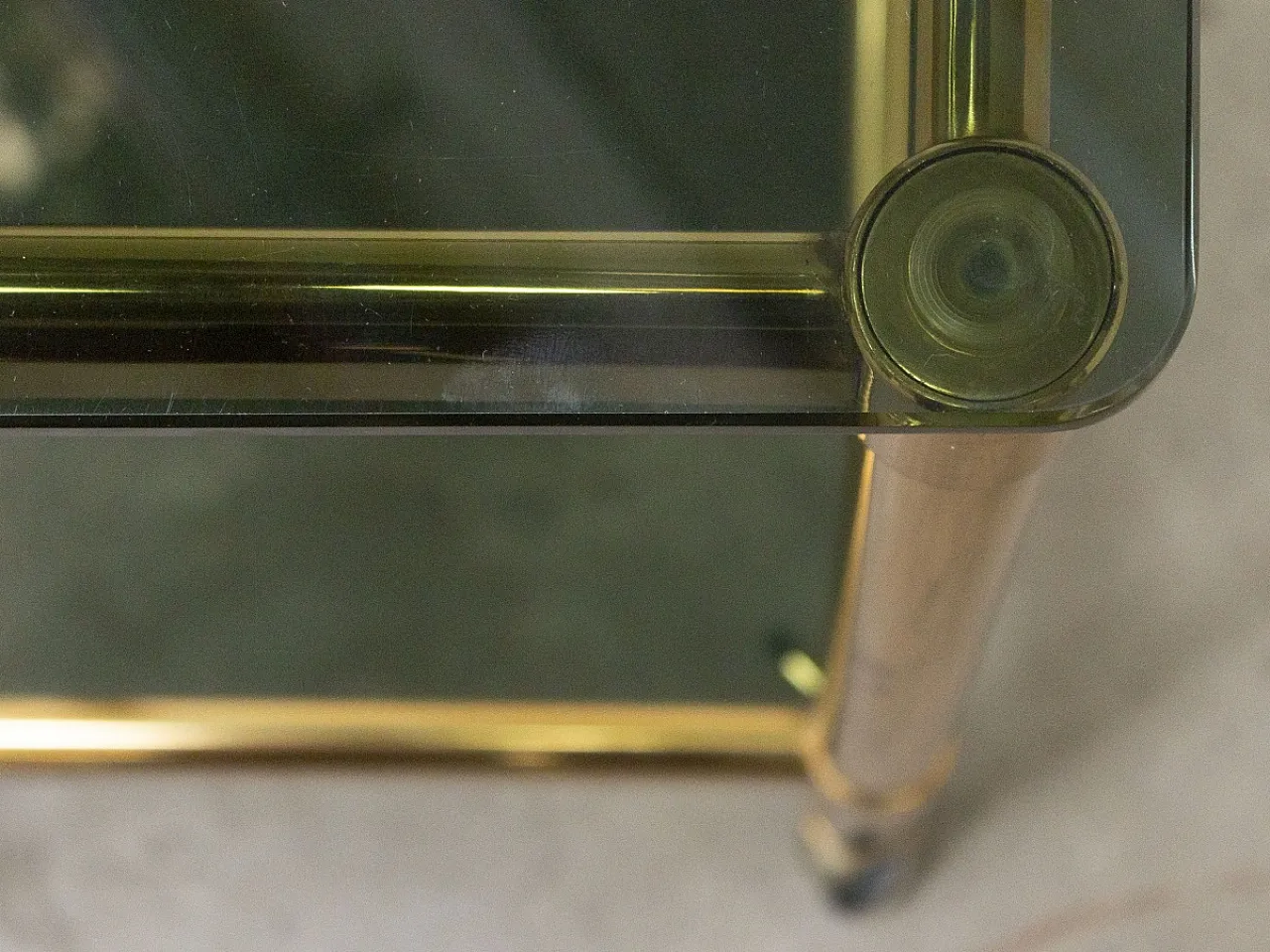 Service trolley with two shelves, 70s 7