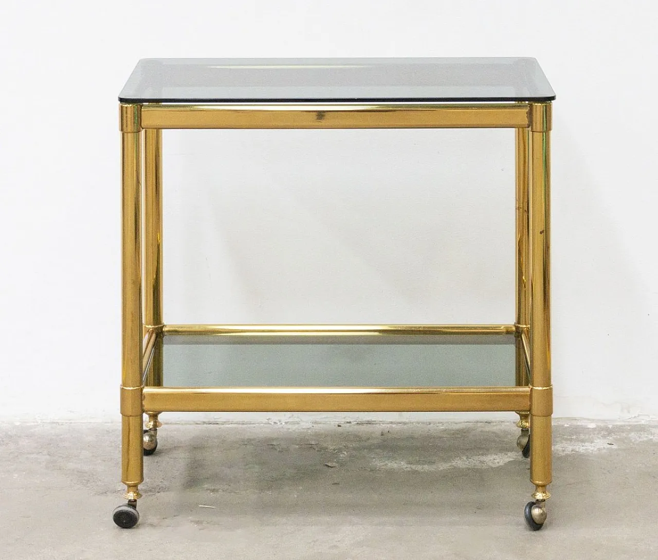 Service trolley with two shelves, 70s 9