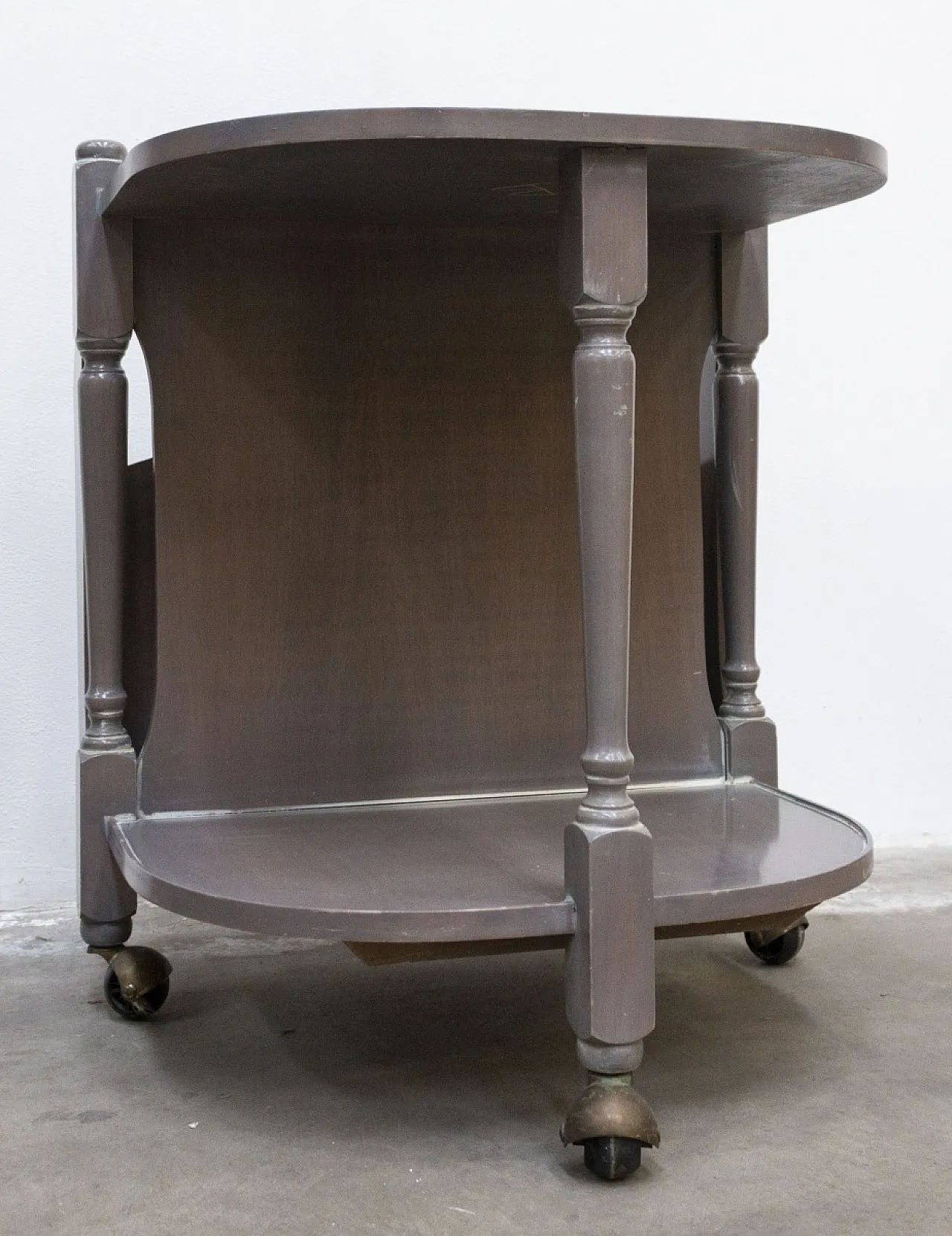 Wooden Trolley with Magazine Rack, 90s 9