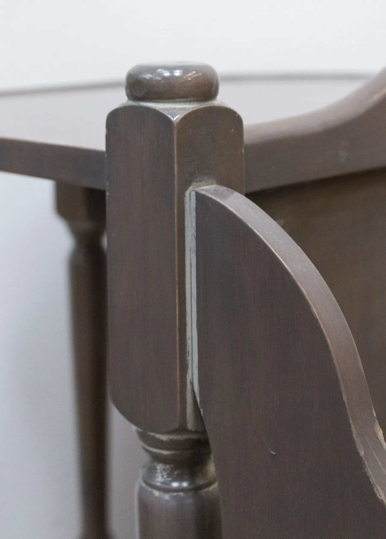 Wooden Trolley with Magazine Rack, 90s 10