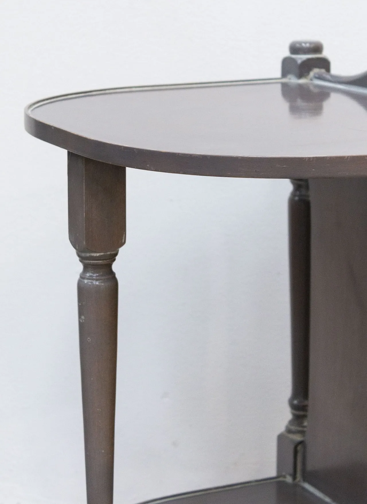 Wooden Trolley with Magazine Rack, 90s 11