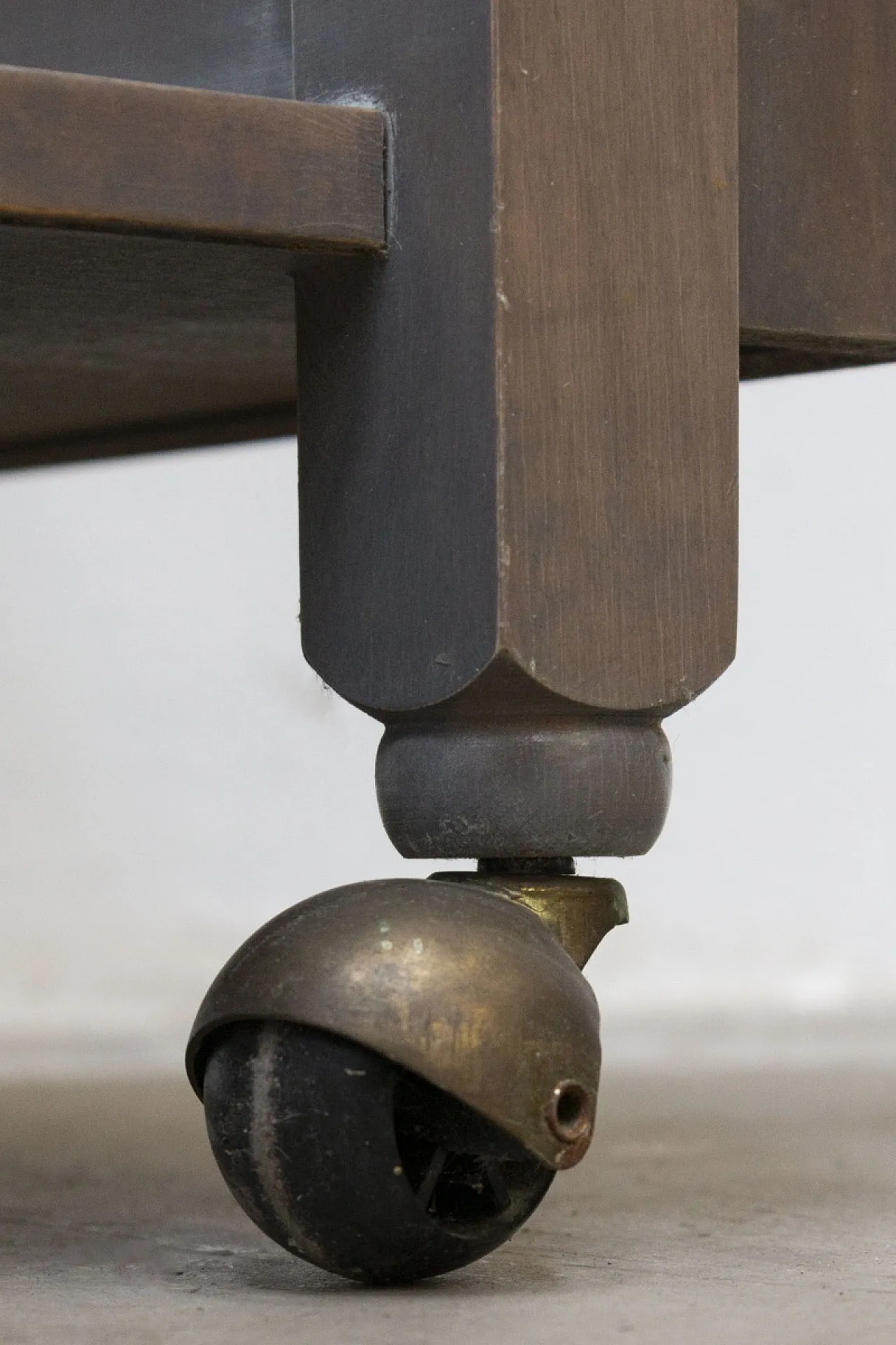 Wooden Trolley with Magazine Rack, 90s 14