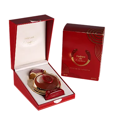 Parfum de toilette Panthère di Cartier di Alberto Morillas, anni '80