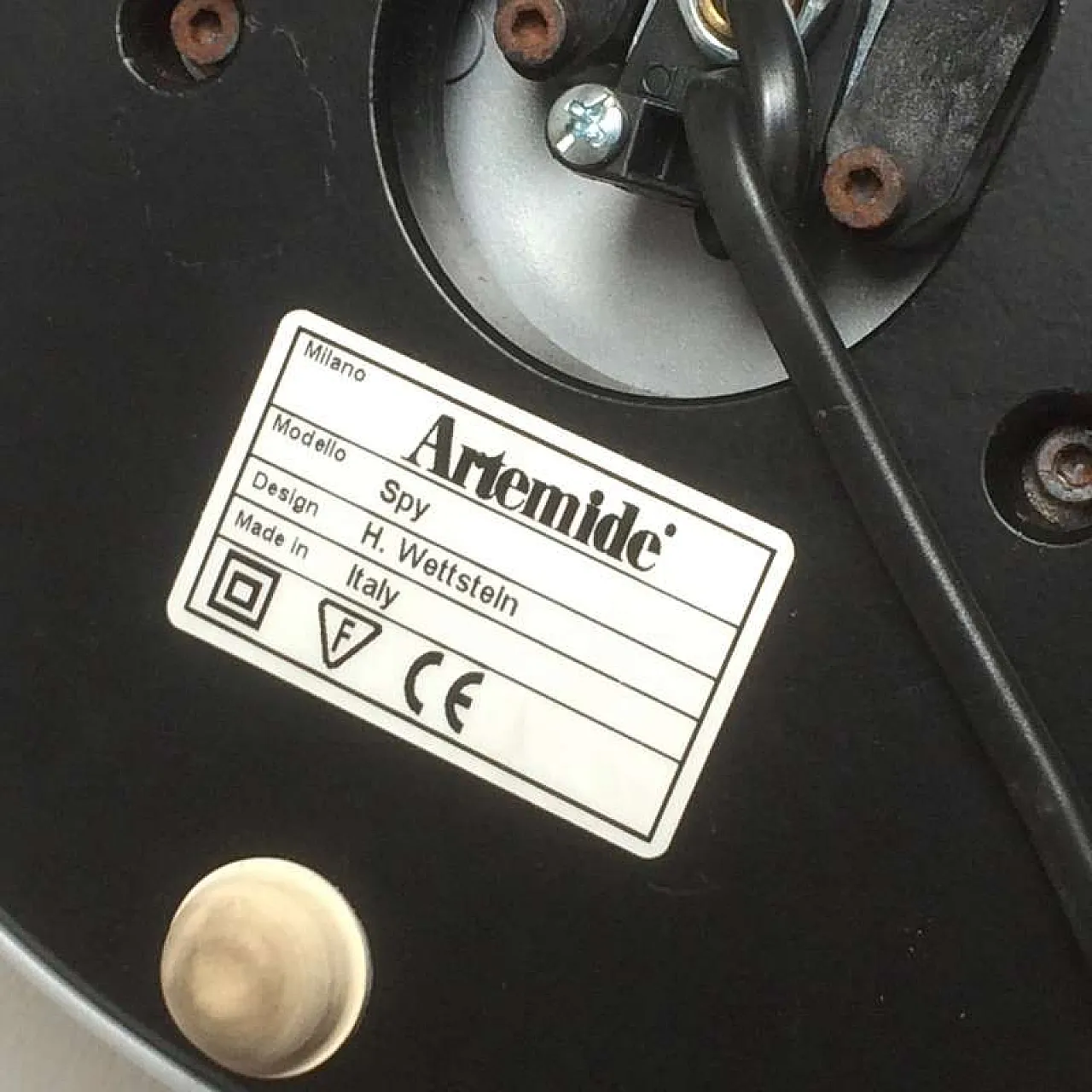 Lampada da tavolo Spy di Hannes Wettstein per ARTEMIDE, anni '80 9