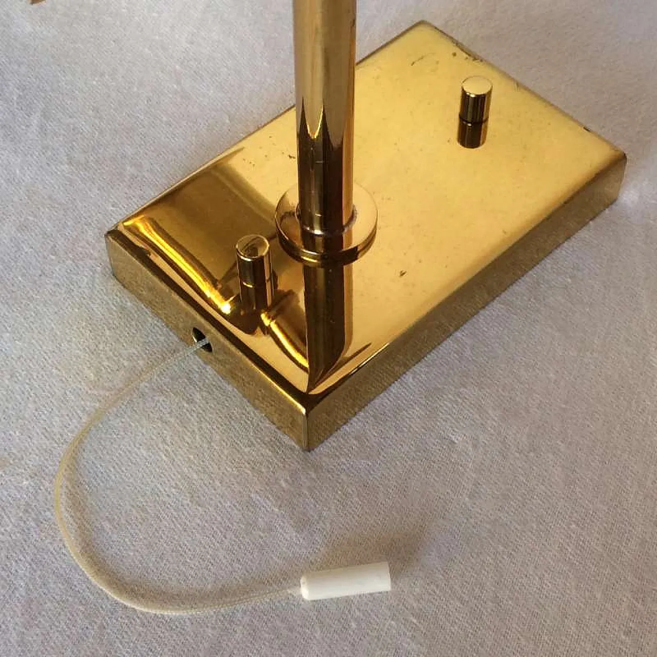 Lampada da parete EGOLUCE in ottone, anni '80 4